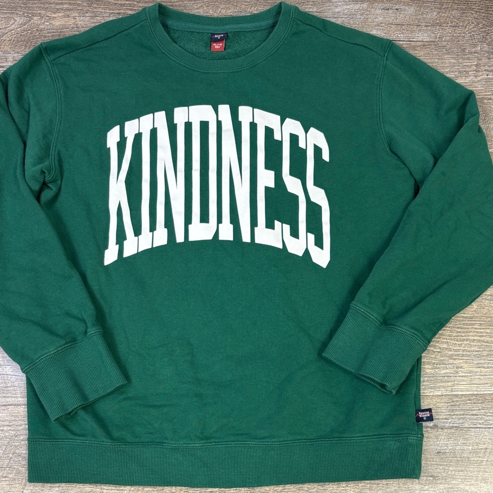 Rowing Blazers x Target “KINDNESS” Sweatshirt – Green – Size XL (14)